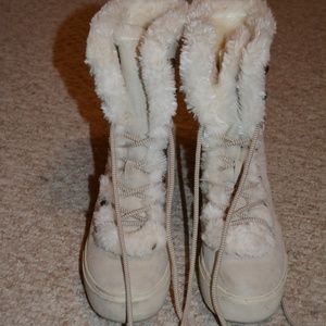 Merona White Boots